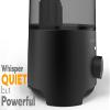 Magictec Cool Mist Humidifier, 2.5L Essential Diffuser for Bedroom and Baby, Adjustable Mist Output, Auto Shut Off, Super Quiet 360 Nozzle - Lasts Up to 24 Hours, Black view 2