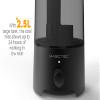 Magictec Cool Mist Humidifier, 2.5L Essential Diffuser for Bedroom and Baby, Adjustable Mist Output, Auto Shut Off, Super Quiet 360 Nozzle - Lasts Up to 24 Hours, Black view 3