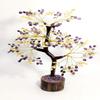 TALO Gemstone Money Tree Feng Shui Bonsai for Reiki Healing Chakra Stone Balancing Energy Generator Spiritual Meditation (Citrine & Amethyst (Silver Wire)) view 2
