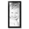 ArtToFrames 11x25 Inch Black Picture Frame, This 1.50 Inch Custom Poster Frame is Black Engraved Edges - Comes with Economy Acrylic and Corrugated Backing (2WOMM330714-11x25) view 3