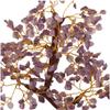 TALO Gemstone Money Tree Feng Shui Bonsai for Reiki Healing Chakra Stone Balancing Energy Generator Spiritual Meditation (Amethyst (Golden Wire)) view 3