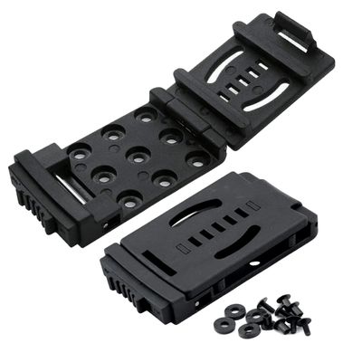 HolsterBuilder Combat-Loops, Holster Belt Clip Polymer Attachment, Outdoor Loops with Mounting Holster Hardware, Mag Pouches Sheath Tools, Heavy Duty Tactical Accessories - USA Made