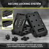 HolsterBuilder Combat-Loops, Holster Belt Clip Polymer Attachment, Outdoor Loops with Mounting Holster Hardware, Mag Pouches Sheath Tools, Heavy Duty Tactical Accessories - USA Made view 3