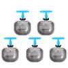 5Pcs Stainless Steel Automatic Rabbit Drinker Nipple Drinking Bowl Waterer Farm Accessory(Large Bowl with Tee Connector ) view 1