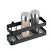 Wenko Spice Rack, Metal, Black, 22 x 5,5 x 7 cm view 3