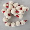 Creative Co-Op 72" Pom Pom & Wool Felt Ball Garland, Red view 2