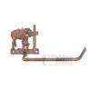 PRAYING COWBOY Bathroom Accessory Set 3 Pieces Metal Rustic Western Towel Bar view 3