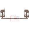 PRAYING COWBOY Bathroom Accessory Set 3 Pieces Metal Rustic Western Towel Bar view 4