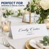 Printable Name Tent Cards - Large 3-1/2" x 11" - Blank Folding Paper for Place Cards/Table Cards - White 80lb Cover - 100 Pack view 4