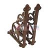 2 Western Star Shelf Bracket Set Cast Iron Rustic Decorative Doorway Accent view 3