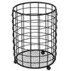 Home Basics Grid Free-Standing Utensil Holder with Mesh Bottom, Black (2) view 2