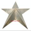 22" Tin Metal Texas Barn Star Western Rustic Wall Decor Plaque Brushed Copper view 2
