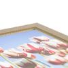 ArtToFrames 8x33 Inch Gold Picture Frame, This 1.75 Inch Custom Wood Poster Frame is Metallic Gold with Ornate Detail - Comes with Economy Acrylic and Corrugated Backing (2WOMTM310-333-8x33) view 4
