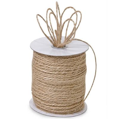 Natural Brown Burlap Twine - 1/16in. X 100 Yards Per Spool - 3 Spools