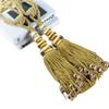 1 Pair Luxurious Tassel Curtain Buckle Decorative Curtain Tassel Holdbacks Tassels Curtain Tiebacks Rope (Golden) view 1