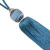 1 Pair Simple Curtain Rope Tiebacks Creative Tassels Curtain Tiebacks Curtain Tassel Holdbacks Buckle Curtain Tassel Rope (Peacock Blue) view 1