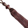 1 Pair Curtain Tassel Rope Tiebacks Decorative Tassels Curtain Tiebacks Curtain Tassel Holdbacks (Dark Coffee) view 1