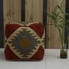 Trade Star Handwoven Case Kilim Pouf Cover Decorative Seating Pouffe case Handmade Jute Wool Ottoman Pouffe Cover Authentic Footstool Indian Home Decor Pouf Cover for Living Room (Pattern 2) view 4