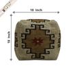 Trade Star 70% Jute 30% Wool Kilim Pouffe Cover Home Decor Kilim Pouf Cover Handmade Jute Wool Ottoman Authentic Handwoven Footstool Case for Living Room Decorative Seating Pouffe Case (Pattern 3) view 2