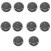 MH GLOBAL 1-1/4 inch Tubing U Flange Half Round Wall Flanges Retail Fixture Hanger 10 Pc view 1