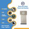 DVC Micro-Lined Paper Replacement Bags For Electrolux Style U Fit Discovery I, II, III - 100 Bags view 4