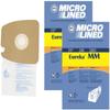 DVC Micro-Lined Paper Replacement Bags Style MM Fit For Eureka Canister Models 3670 and 3680 Series - 20 Bags view 1
