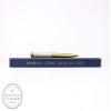 Personalized Wedding Guest Book with Names Photo Album, Custom Hand Written Photo Book Unique Navy Gold Foil - Hardcover (10x8 inches) view 2