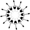 48 Pack Liquor Pour Spouts Set - Stainless Steel bottle spout and Liquor Pourers Dust Caps Covers view 1