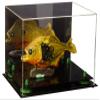 Better Display Cases Versatile Acrylic Display Case - Medium Rectangle Box with Mirror and Green Risers 12" x 8.25" x 8" (A004-GRR) view 1