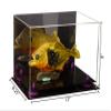 Better Display Cases Versatile Acrylic Display Case - Medium Rectangle Box with Mirror and Purple Risers 12" x 8.25" x 8" (A004-PR) view 2