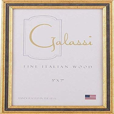 Galassi Gold with Black Channel 5 x 7 Frame