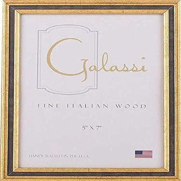 Galassi Gold with Black Channel 5 x 7 Frame