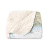 Block Island & Block Island Sound Nautical Chart Sherpa Fleece Blanket, 60" x 80" view 4