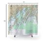 Casco Bay Nautical Chart Shower Curtains, 71" x 74" view 3