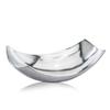 HomeRoots Decor 7.5-inch x 13-inch x 4.5-inch Silver/Buffed Small Scoop - Bowl view 1