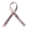 50 Party Favors Plus Personalized Ribbon 3/8" Silver Edge Satin Wedding Baby Shower Favor view 1