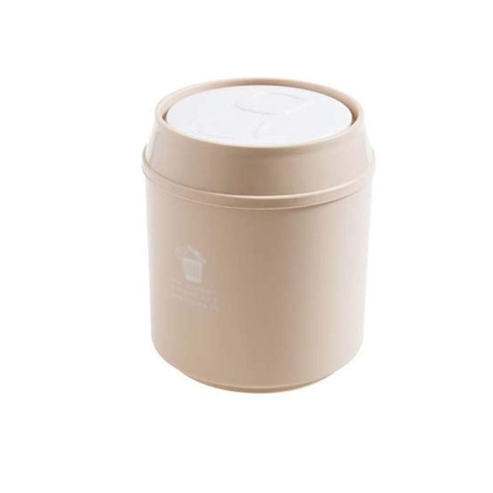 Small Trash Can, Waterproof with Cover Trash Can Office Book Room Bedroom Living Room Trash Can Size: 1715CM (Color : C, Size : 1715cm)