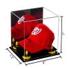 Better Display Cases Versatile Acrylic Display Case - Small Rectangle Box with Mirror and Yellow Risers 8.75" x 7.75" x 7" (A006-YR) view 2