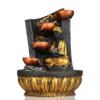 Global Grabbers Polyresin Table Top Indoor Outdoor Water Fall Fountain with LED Lights Home Decor Decoration Gift Gifting Items-GOL_GRY-SG15-(1) view 3