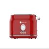 Frigidaire ETO102-WHITE, 2 Slice Toaster, Retro Style, Wide Slot for Bread, English Muffins, Croissants, and Bagels, 5 Adjustable Toast Settings, Cancel and Defrost, 900w, Red view 1