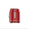Frigidaire ETO102-WHITE, 2 Slice Toaster, Retro Style, Wide Slot for Bread, English Muffins, Croissants, and Bagels, 5 Adjustable Toast Settings, Cancel and Defrost, 900w, Red view 4