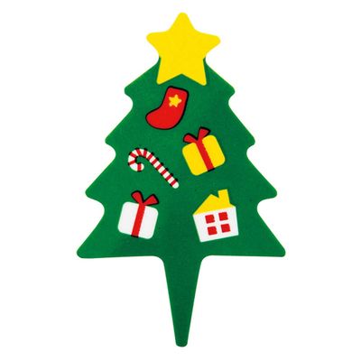 Christmas Cake Picks - Tree (100 Count)