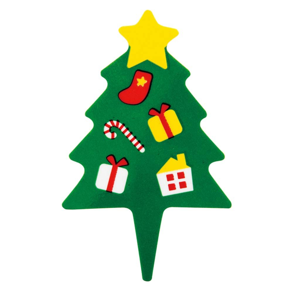 Christmas Cake Picks - Tree (100 Count)