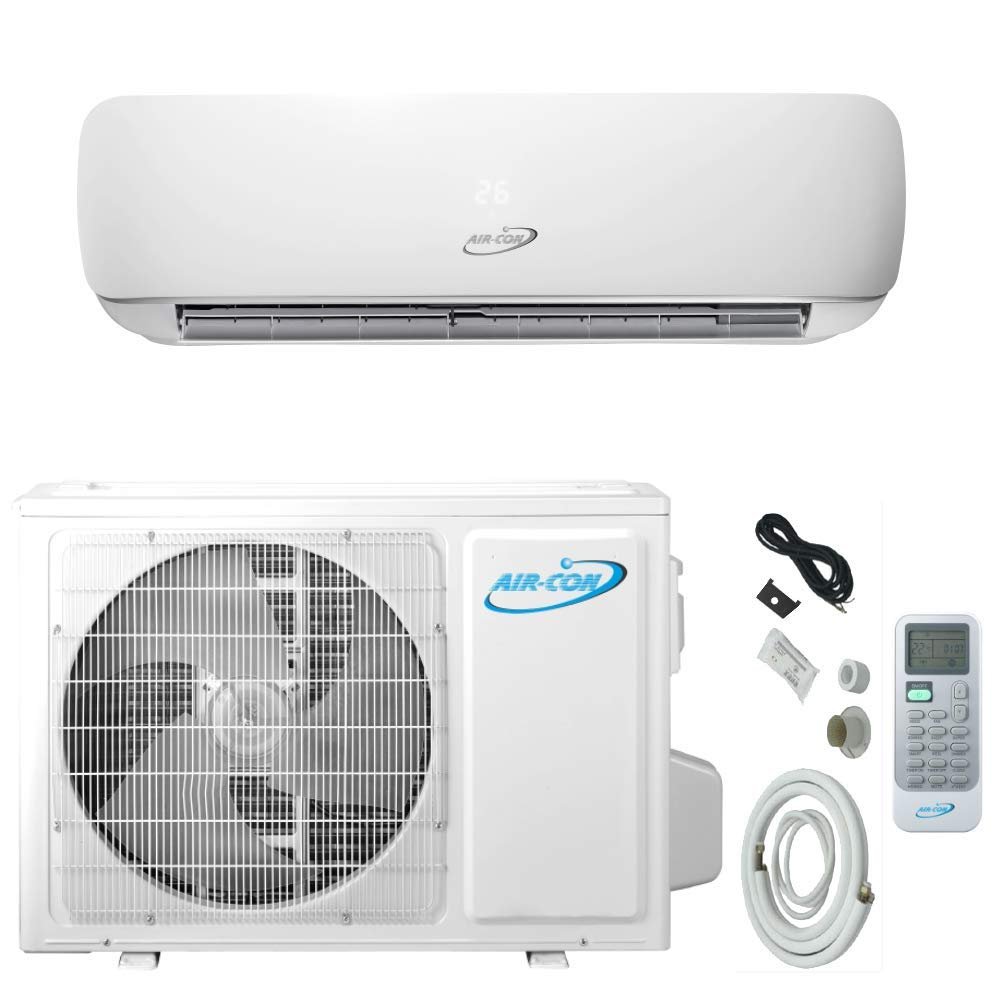 9000 BTU Mini Split Air Conditioner - Ductless AC/Heating System - 3/4 Ton Pre-Charged Inverter Heat Pump - 28 SEER - 15' Lineset & Wiring