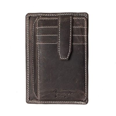 Arrigo Unisex_Adult Kartenhalter Card case, Dunkelbraun, Medium