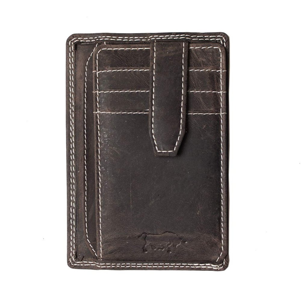 Arrigo Unisex_Adult Kartenhalter Card case, Dunkelbraun, Medium