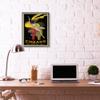 Stupell Industries Cinzano Vintage Poster Wine Design, Black Framed, 24x30 view 2