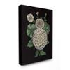 Stupell Industries Yellow Flowers On Black Drawing, Design by The Saturday Evening Post Wall Art, 36 x 48, Canvas view 1
