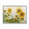 Stupell Industries Sunflower Garden Farm Burlap Textured Design view 1