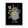 Stupell Industries Yellow Flowers On Black Drawing, Design by The Saturday Evening Post Wall Art, 16 x 20, Grey Framed view 1